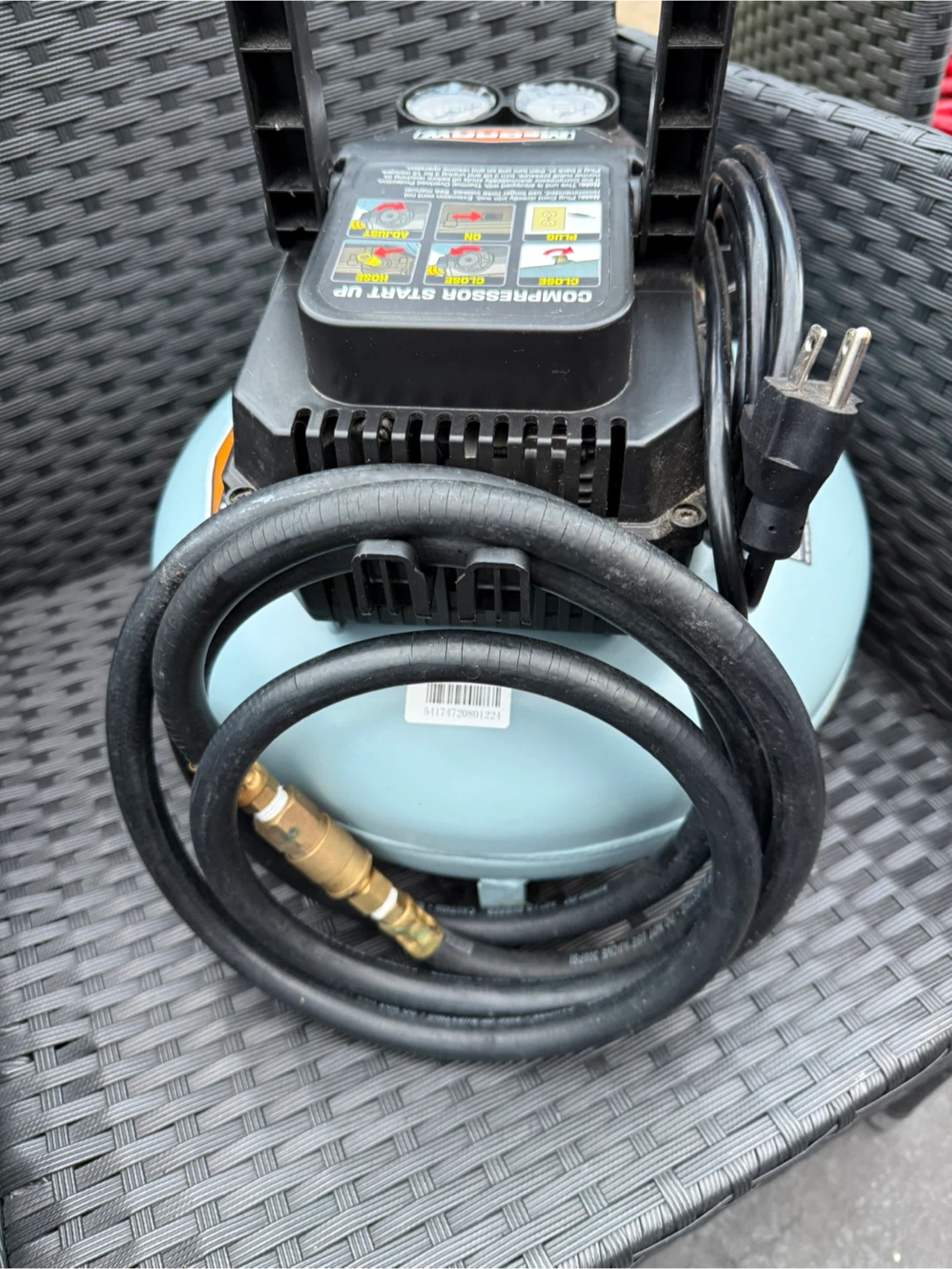 McGraw 3 Gallon Oil Free Portable Air Compressor - photo 4