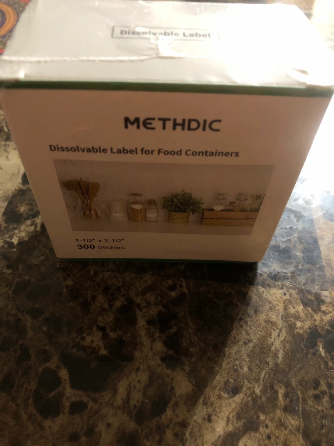 New Methdic Dissolvable Food Container Labels - photo 3