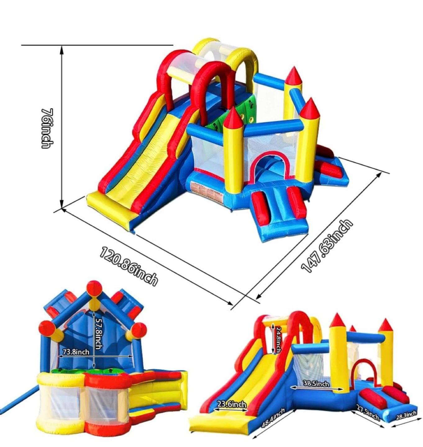 FOR RENT - Inflatable Bounce House with Slide - photo 5