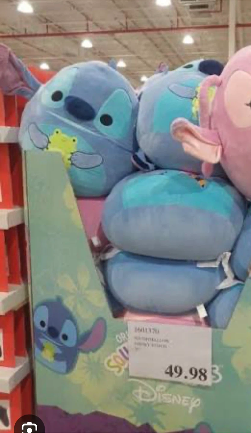 Disney Squishmallow Stitch Plush