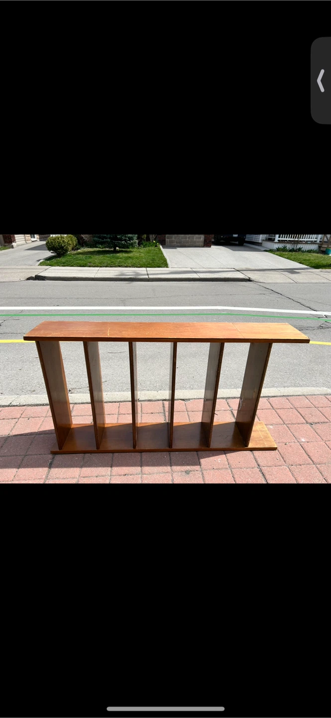 Wooden shelf