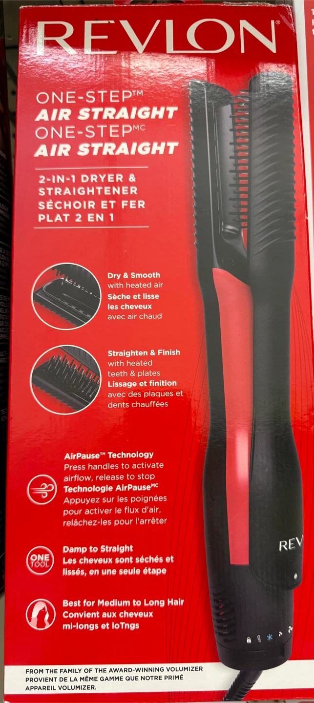 Revlon One-Step Air Straight 2-in-1 Dryer & Straightener