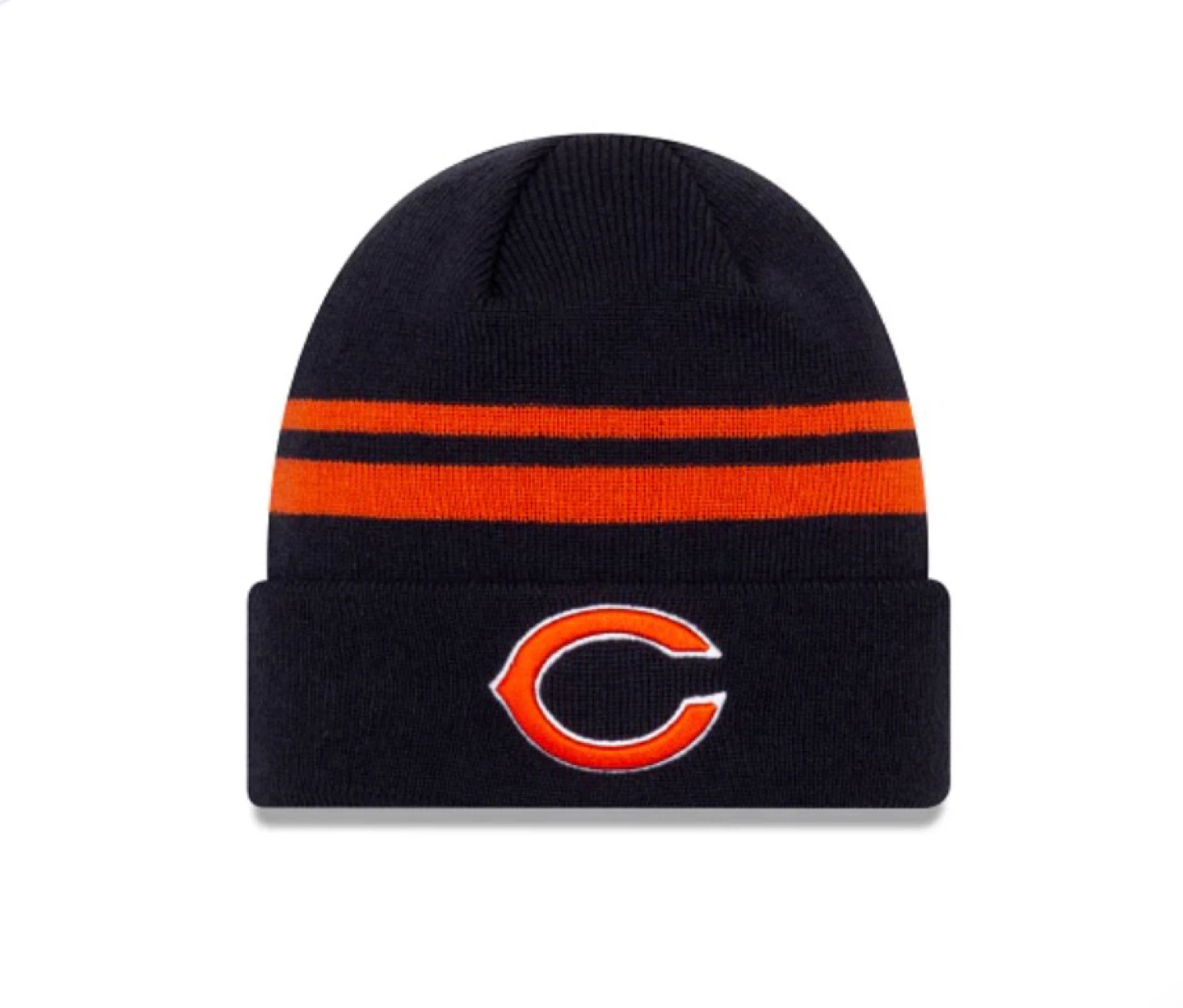 New Era Chicago Bears Navy Blue Cuff Knit Hat