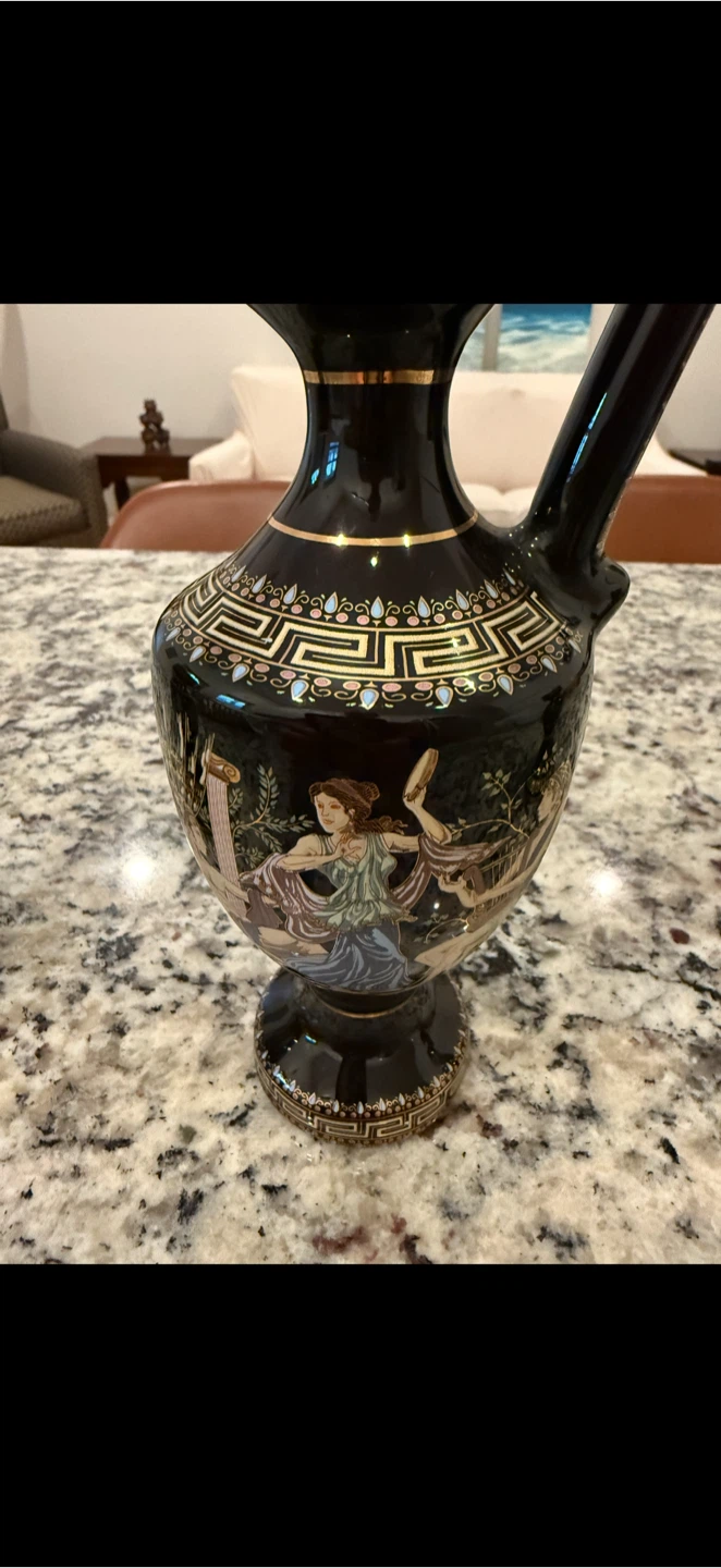 Vintage Greek Pottery Vase -  Made in Greece - photo 5