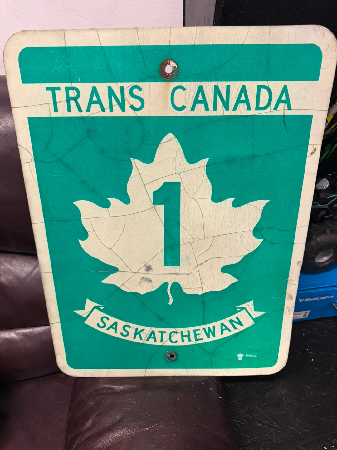 Trans Canada Saskatchewan Sign