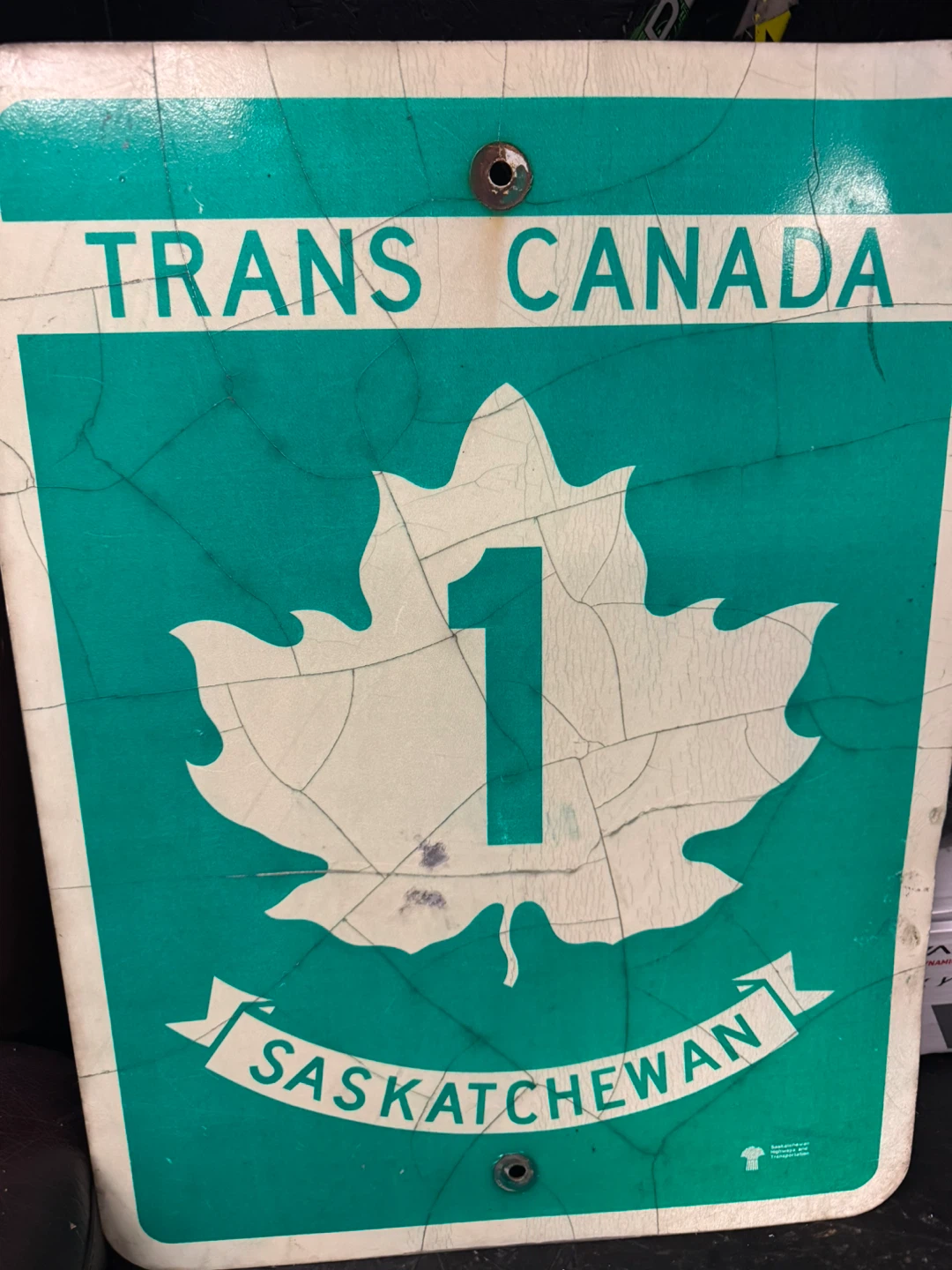 Trans Canada Saskatchewan Sign - photo 2