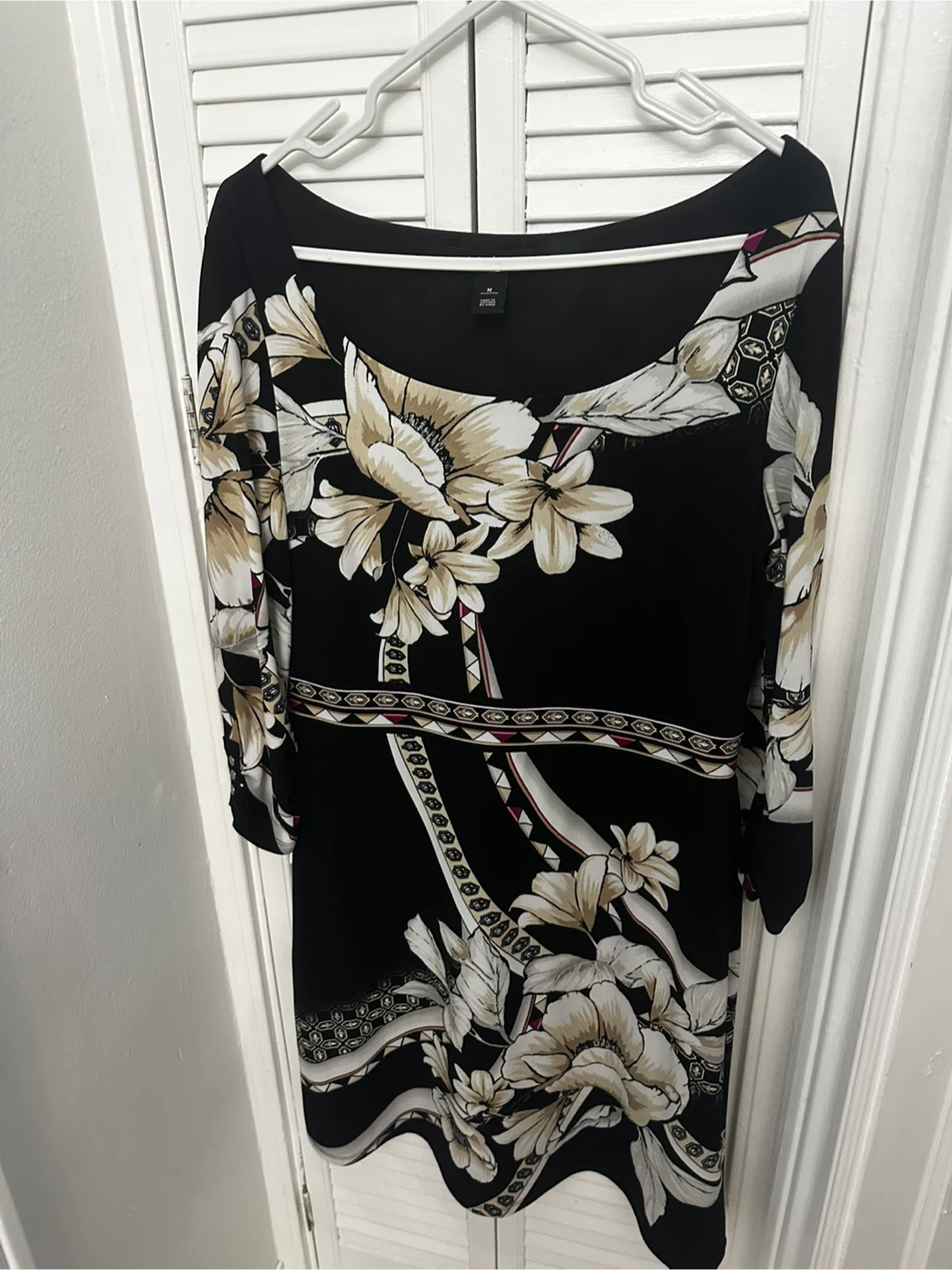 White House Black Market Floral Dress - Size M - photo 2