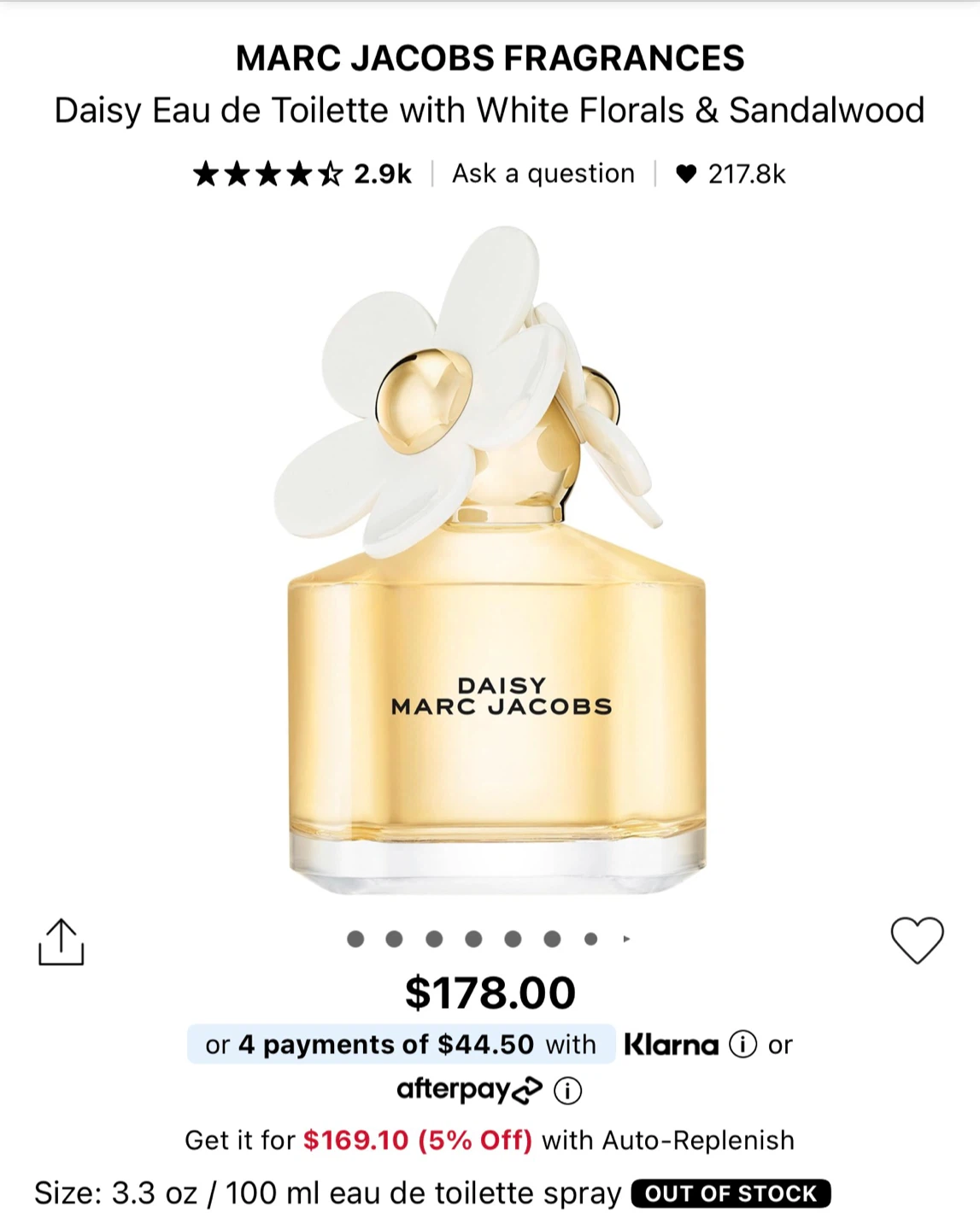 Marc Jacobs Daisy Eau de Toilette 100ml