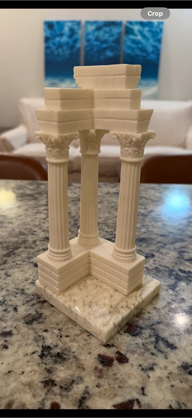 Miniature Corinthian Column Statue