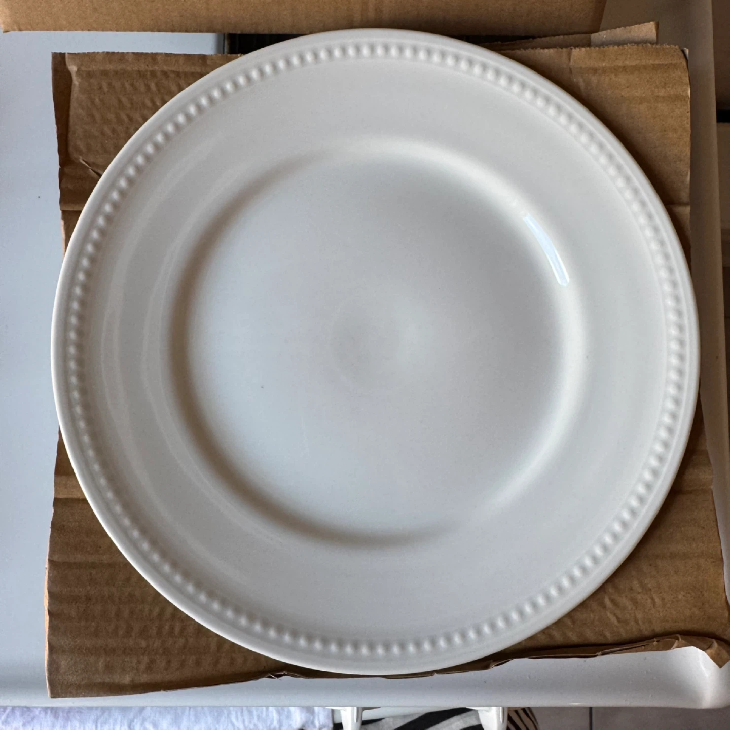 White Dinner Plates, 10.5in - photo 4