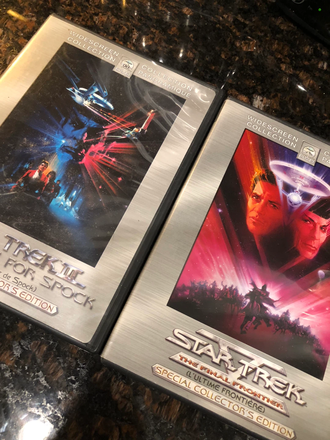 STAR TREK  “The final frontier” “The search for Spock”