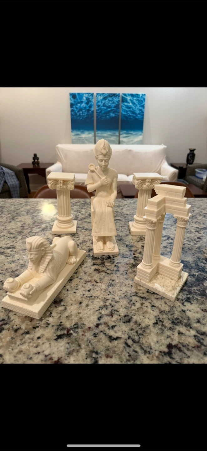 Egyptian Statue Set