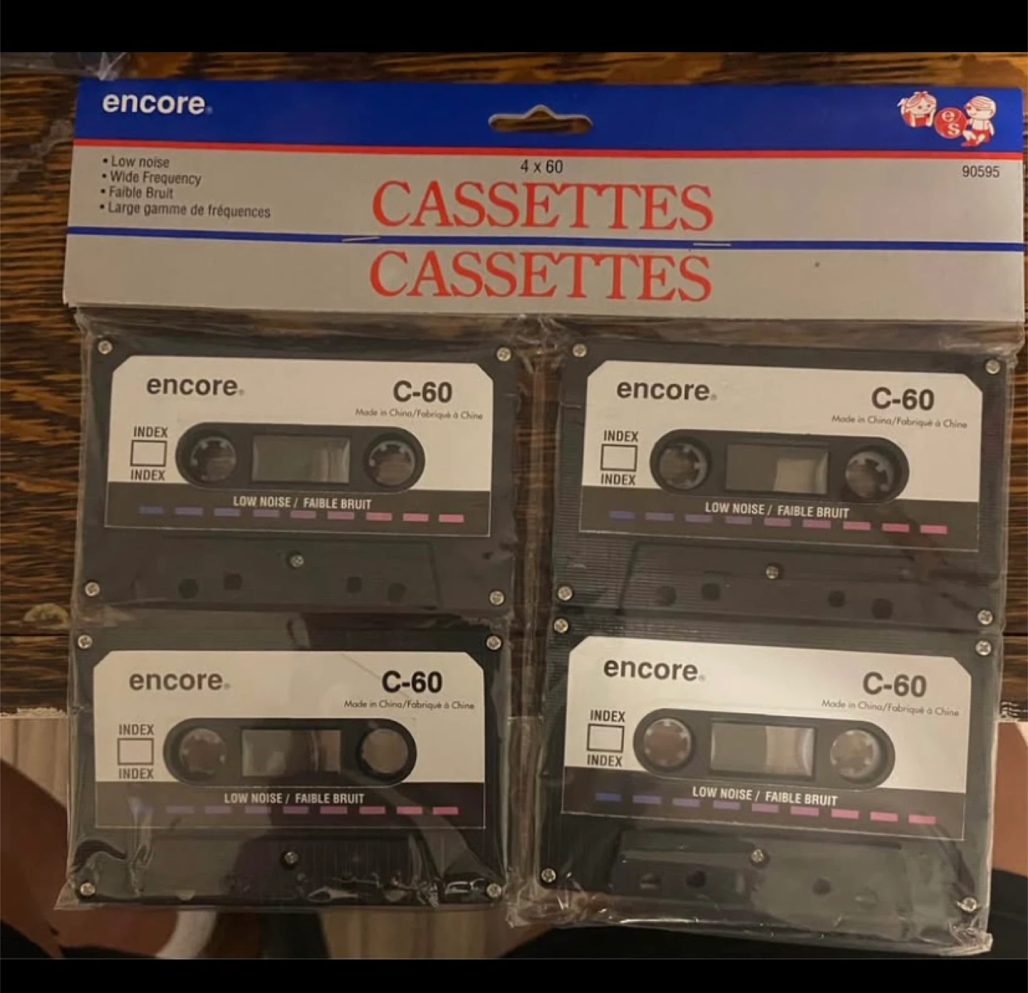 🥕Encore C-60 Cassette Tapes - 4 x 60 Pack