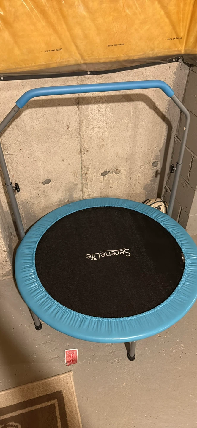 SereneLife Mini Trampoline with Handle