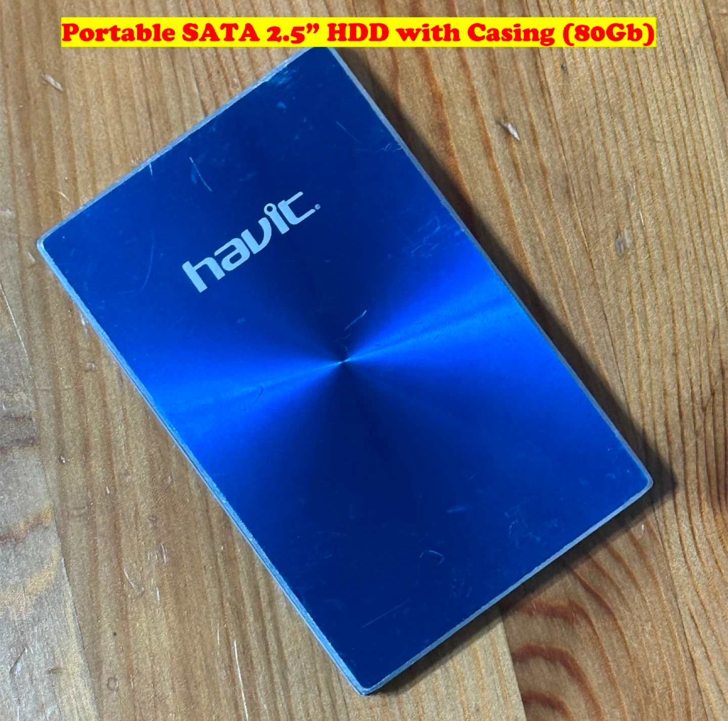 Portable SATA 2.5” HDD with Casing (80Gb)