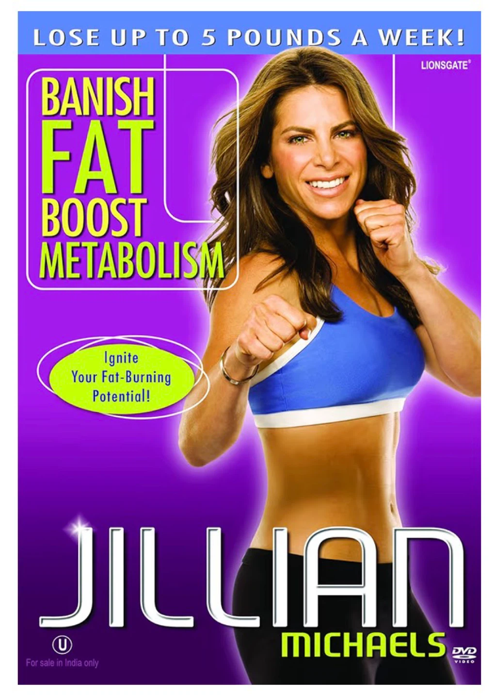 GREAT CONDITION Jillian Michaels Banish Fat DVD
