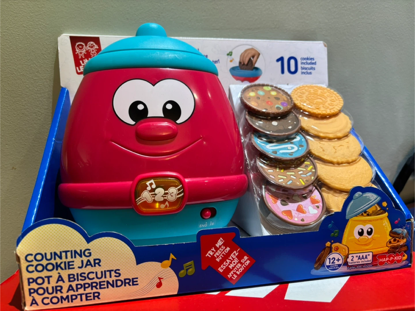 Little Learner Counting Cookie Jar Toy - New in Box!