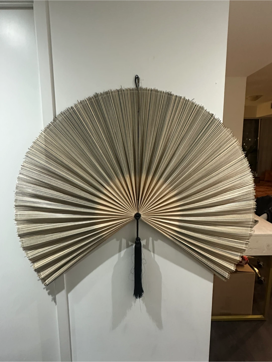 Decorative Wall Fan with Tassel - photo 2