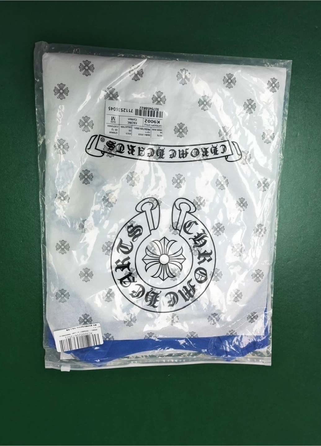 Chrome Hearts Blue & White Long Sleeve - Size M - photo 3