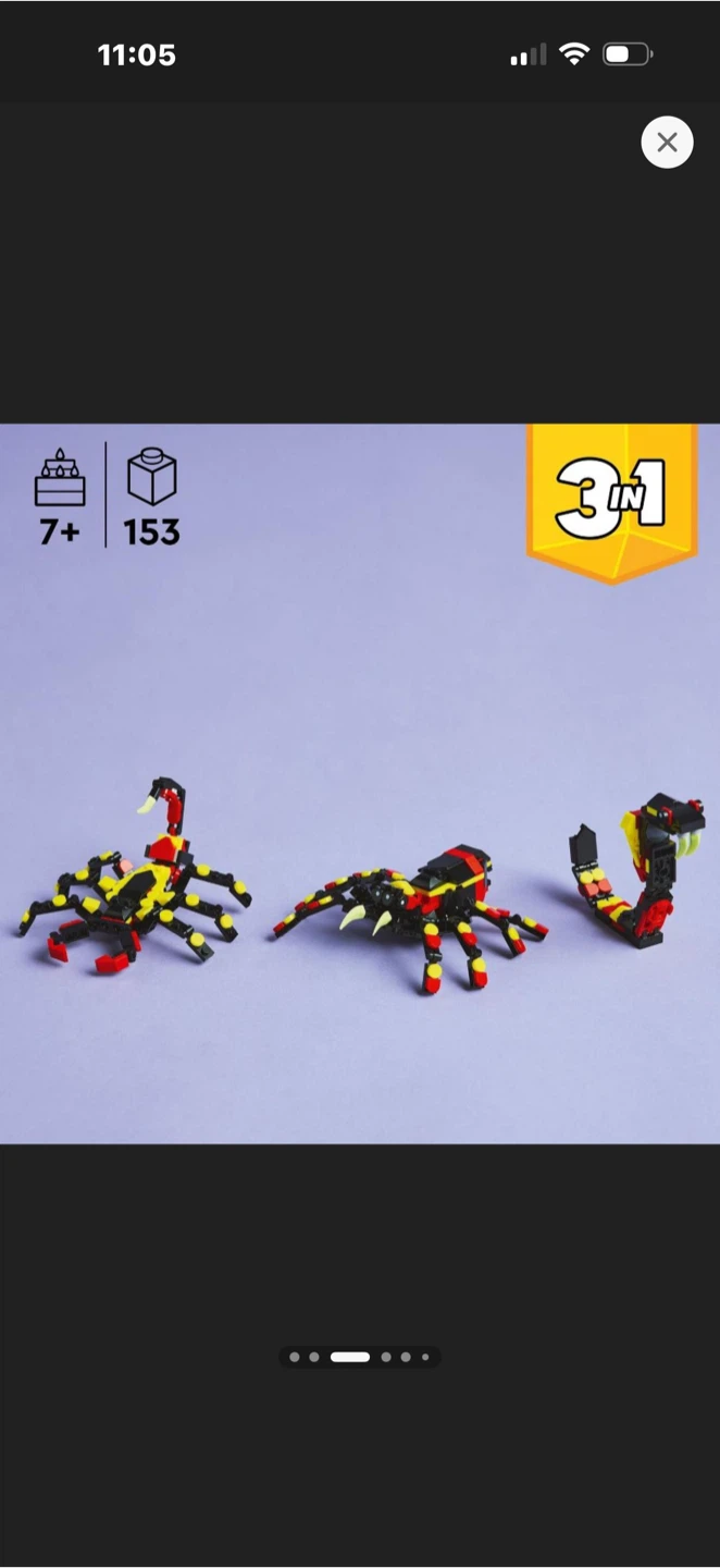 LEGO Creator 3-in-1 Spider Building Toy 31159 - photo 5