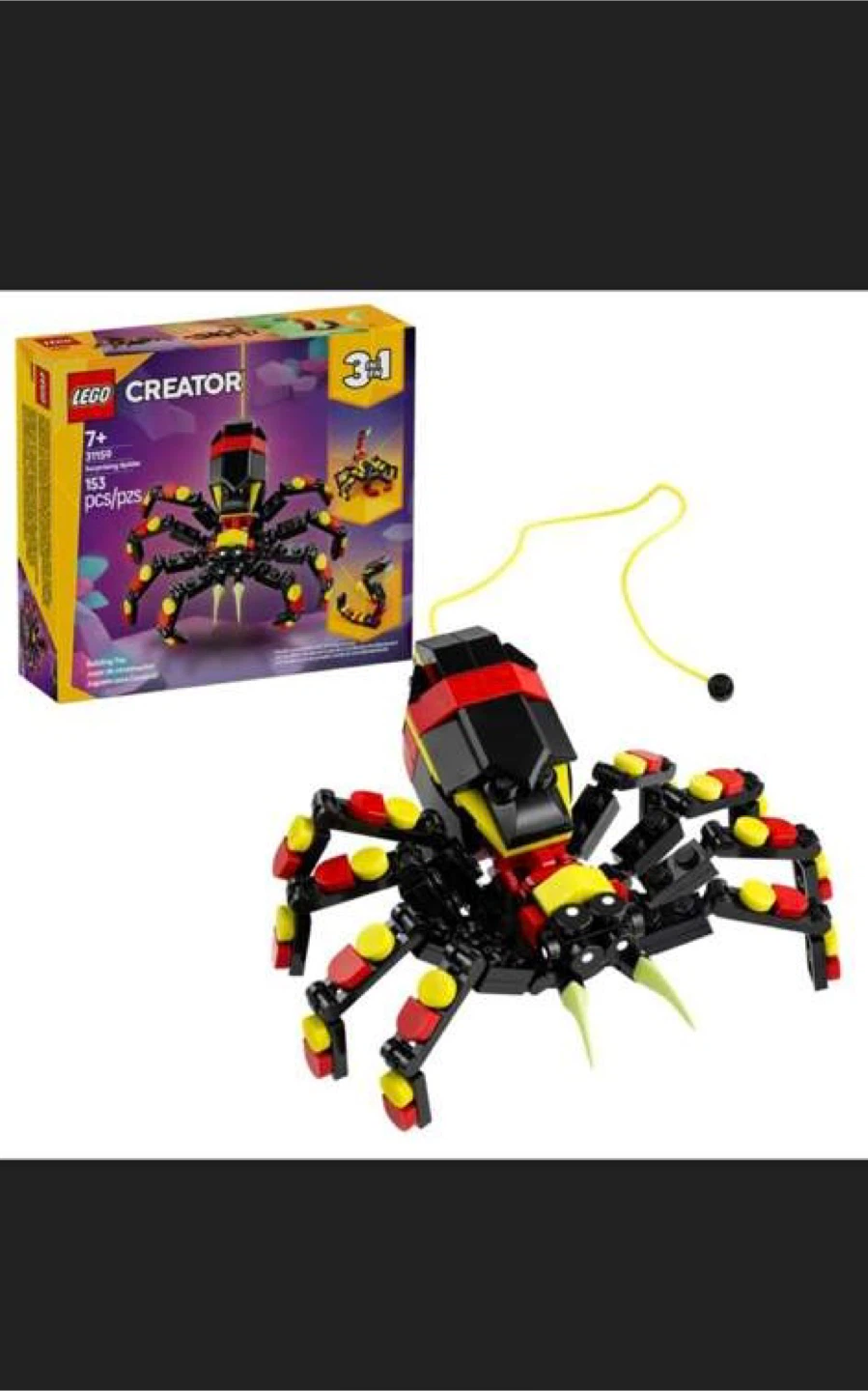 LEGO Creator 3-in-1 Spider Building Toy 31159