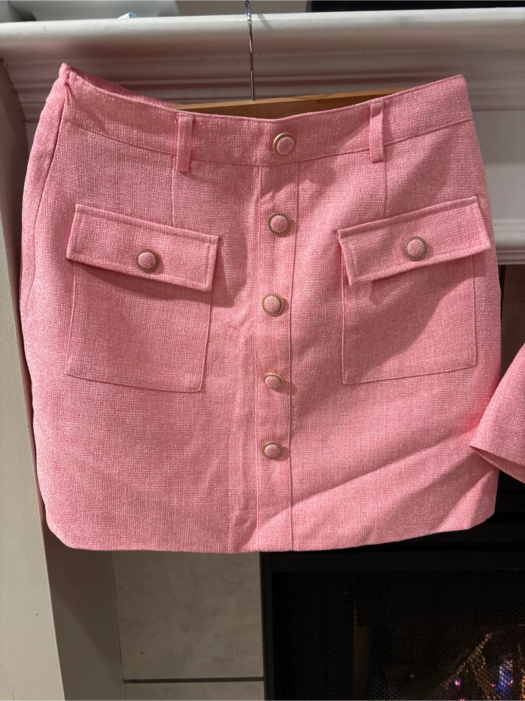 Urban Revivo Pink Skirt & Jacket Set - Size M - photo 2