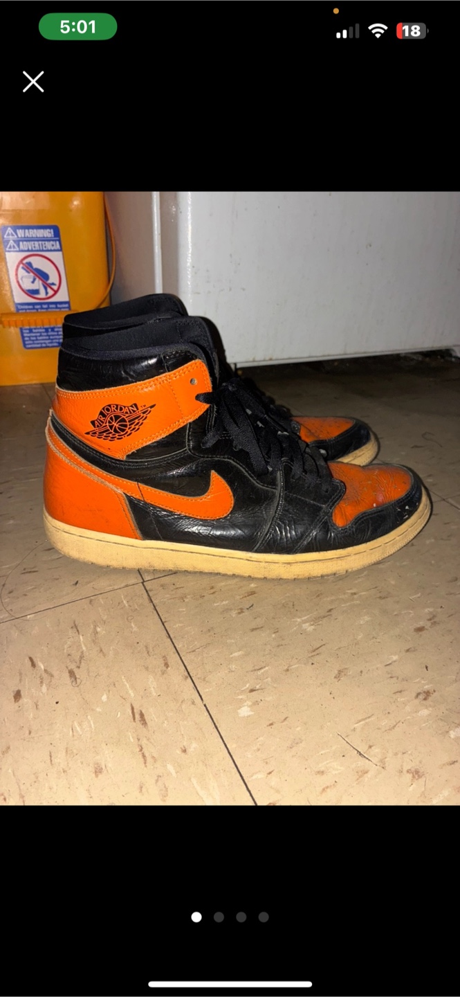 🥕Nike Air Jordan 1 Retro High OG Shattered Backboard