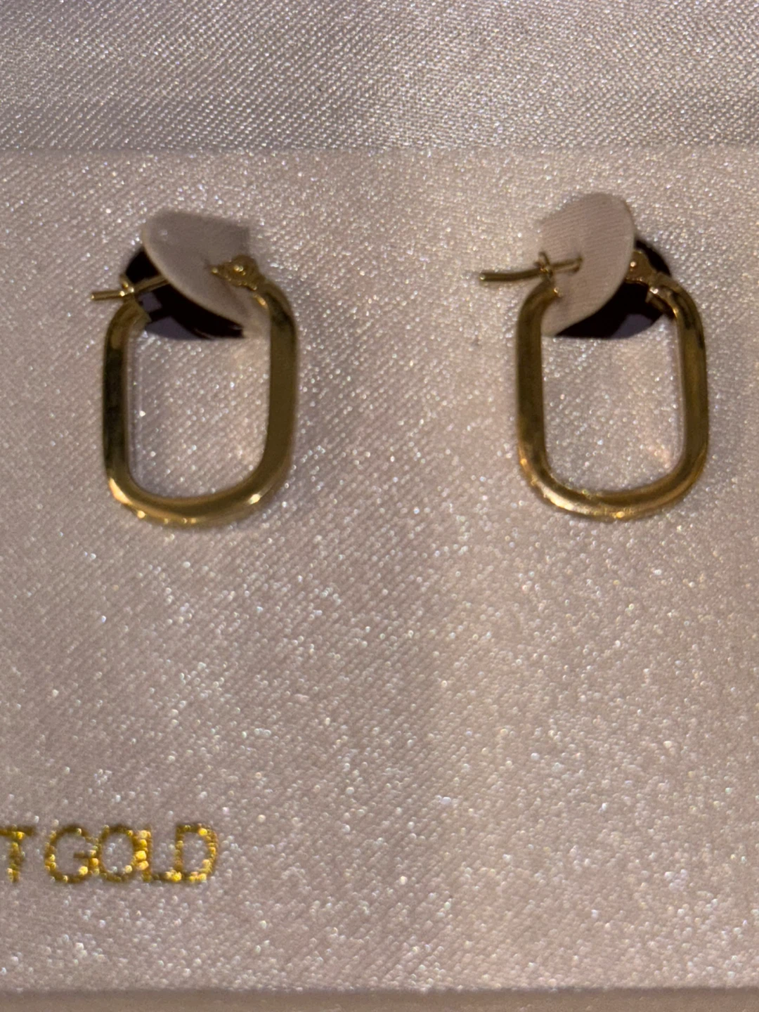 Gold Luxe 10KT Gold Earrings - New in Box! - photo 2