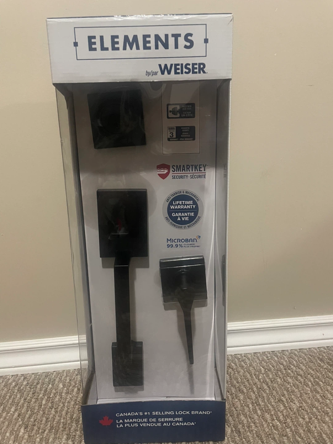 New Weiser Elements Smartkey Lockset