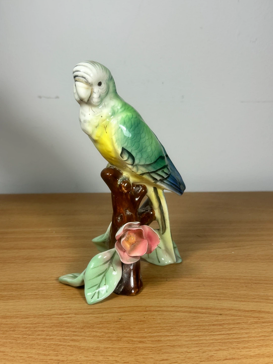 Vintage Parakeet Figurine