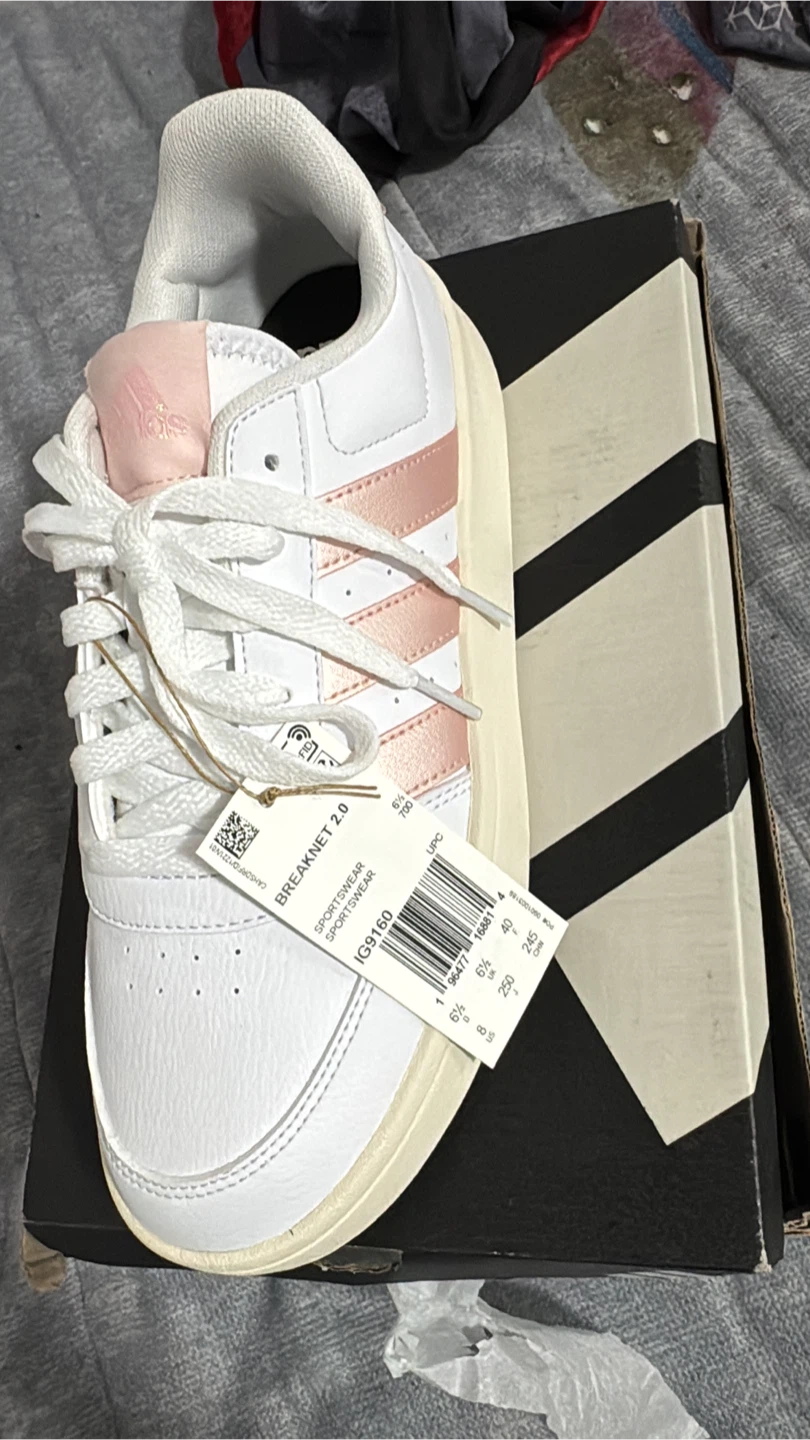 Adidas Breaknet 2.0 White/Pink US 8 - photo 2