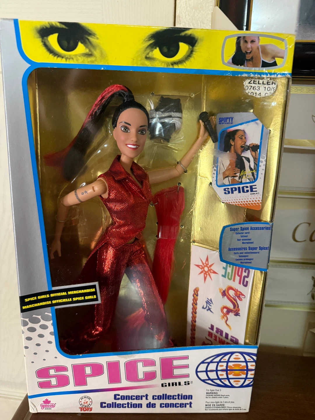 1998 Spice Girls Sporty Spice Concert Collection Doll
