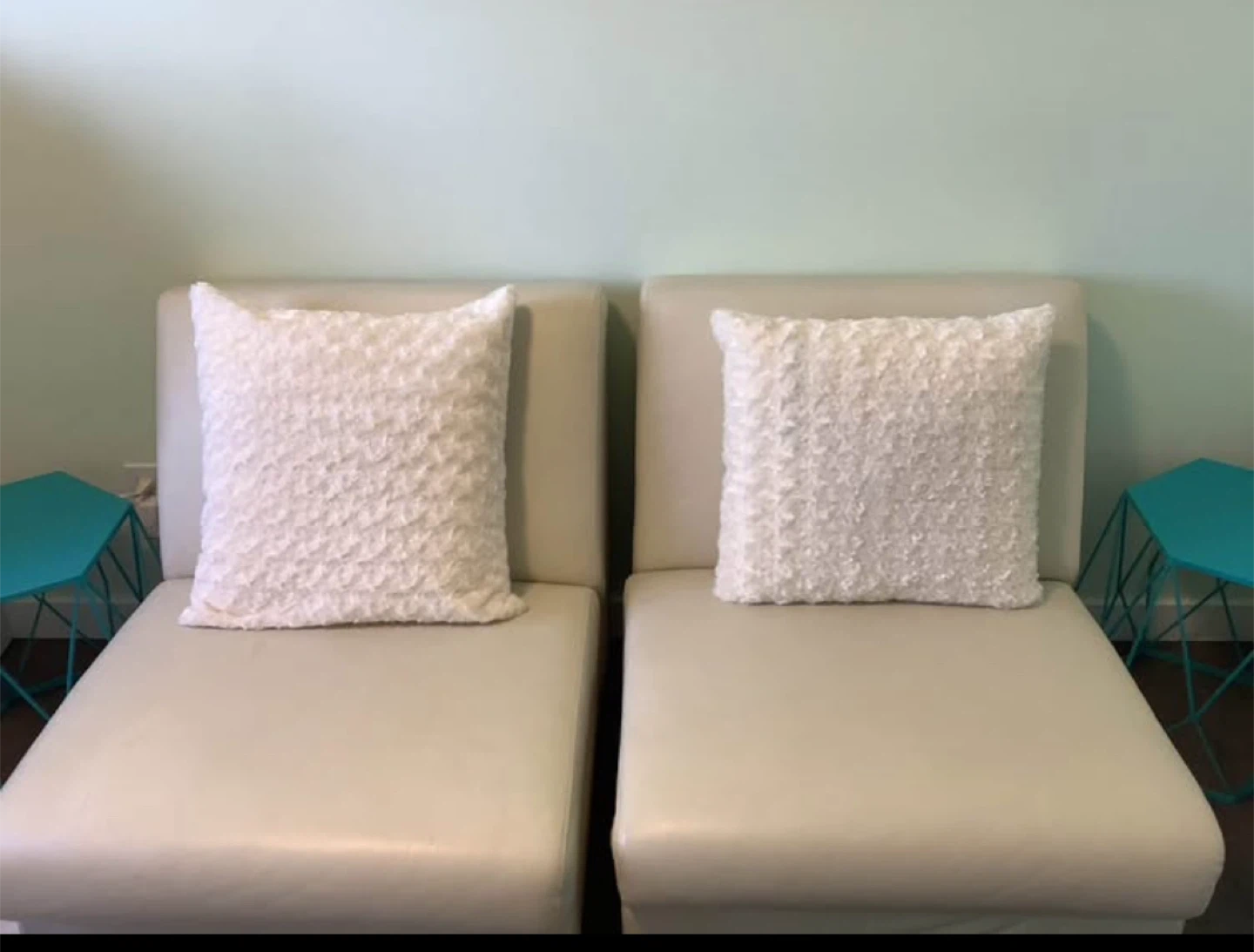 Flash Furniture Ivory Leather Chair X 2 - photo 5