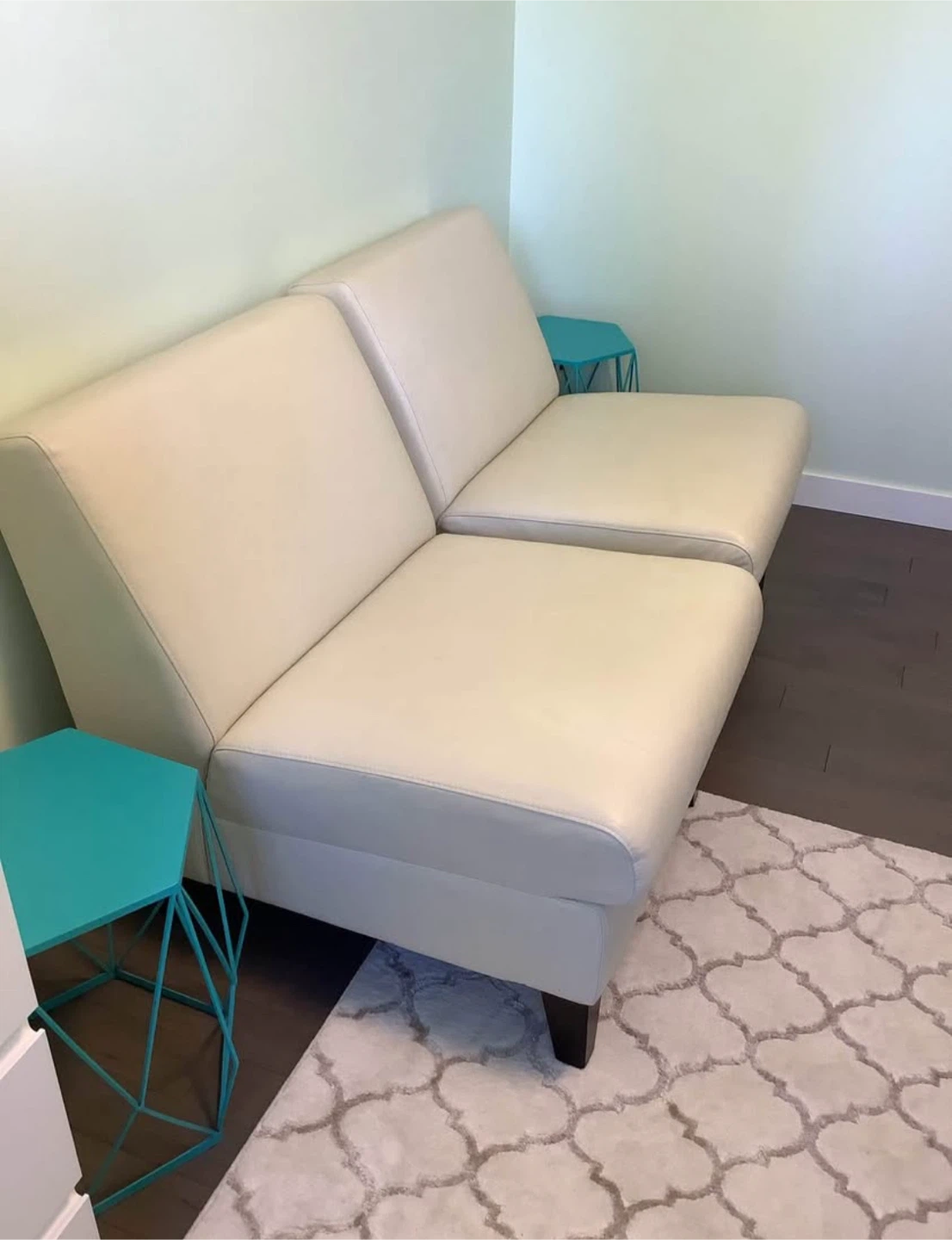 Flash Furniture Ivory Leather Chair X 2 - photo 2