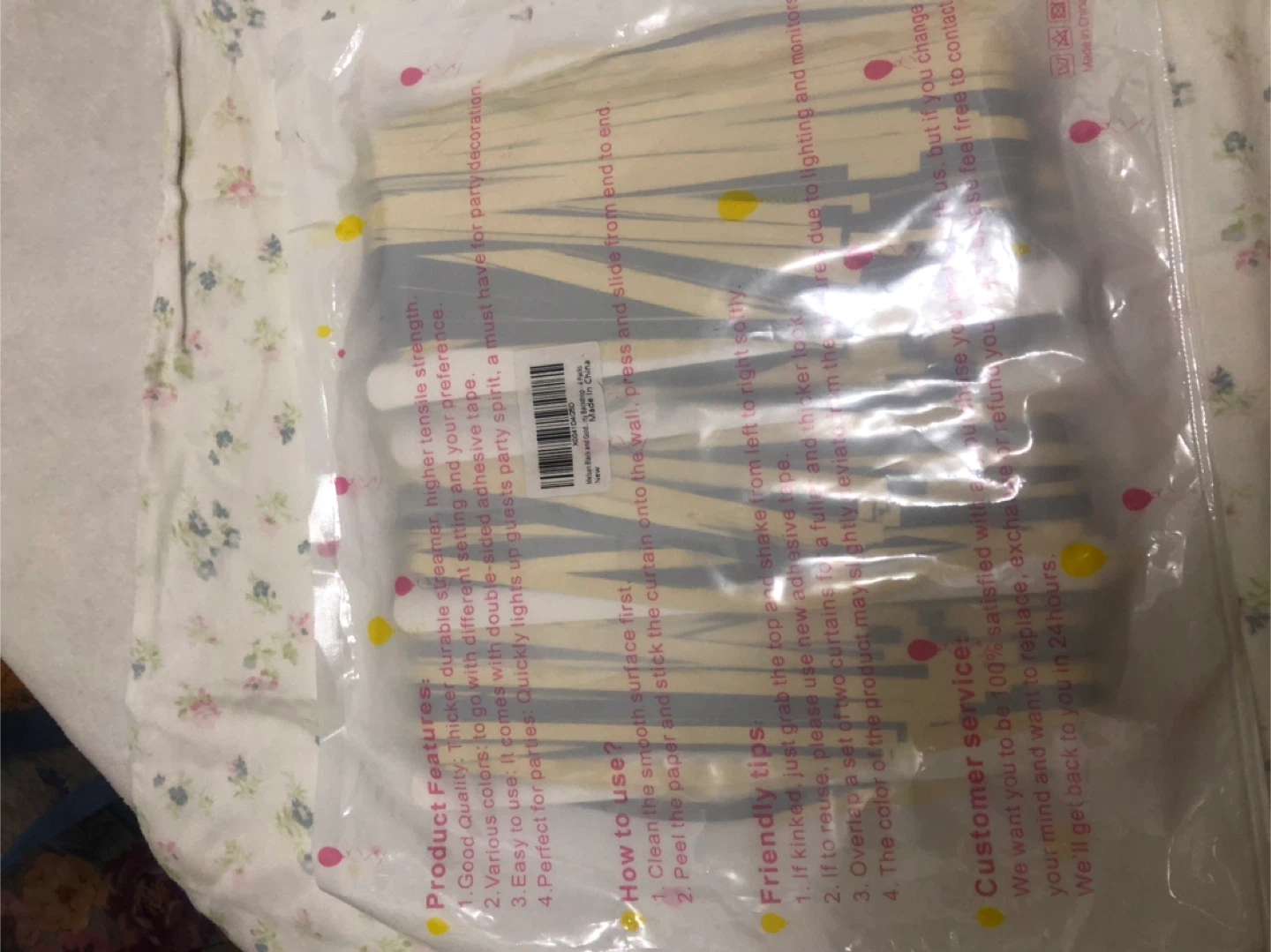 New-Melsan Tinsel Foil Fringe Curtains - Party Decoration - photo 5