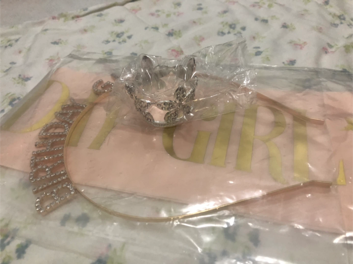 New Birthday Girl Sash, Tiara, and Crown Set - photo 5