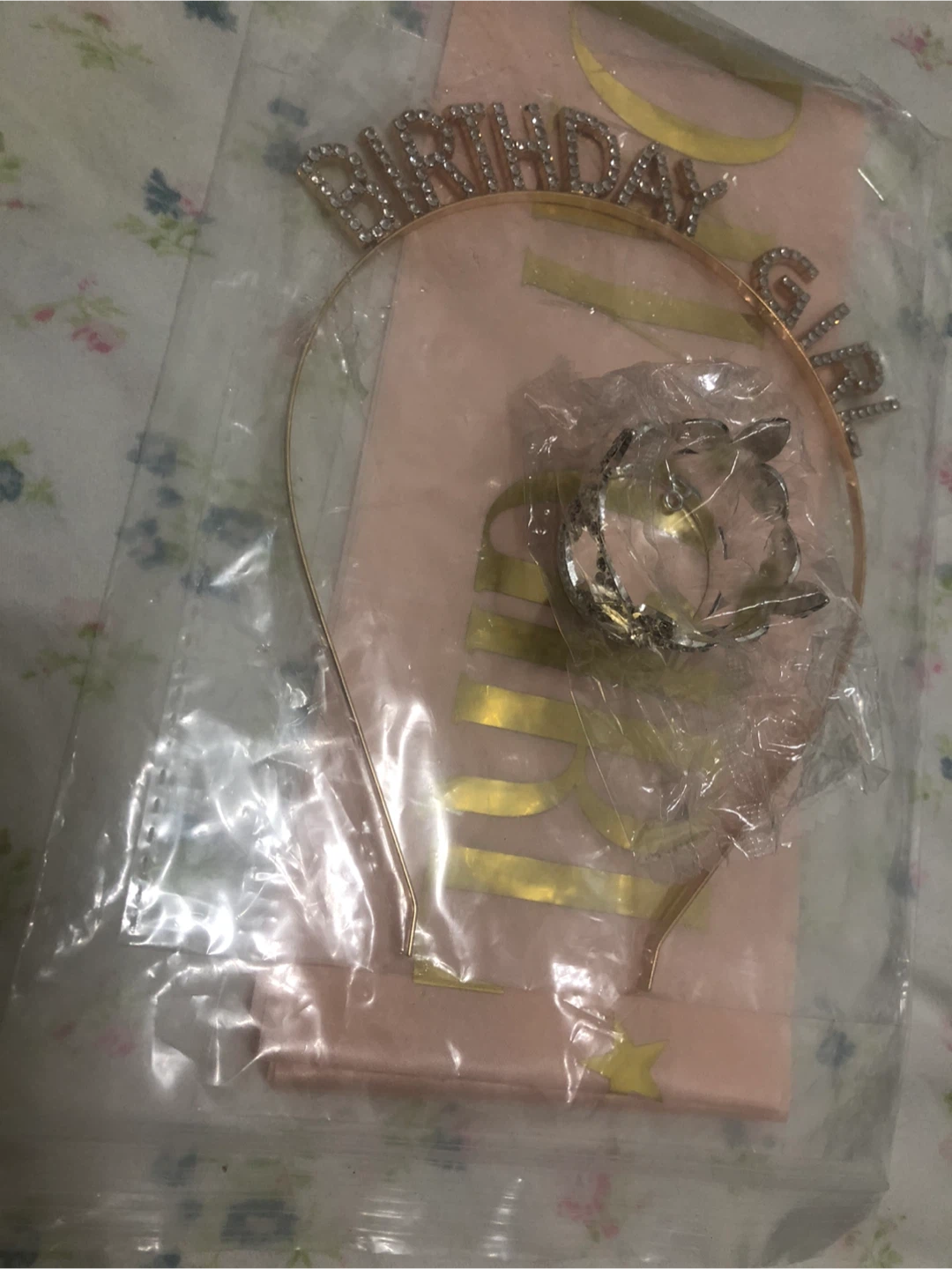 New Birthday Girl Sash, Tiara, and Crown Set - photo 3