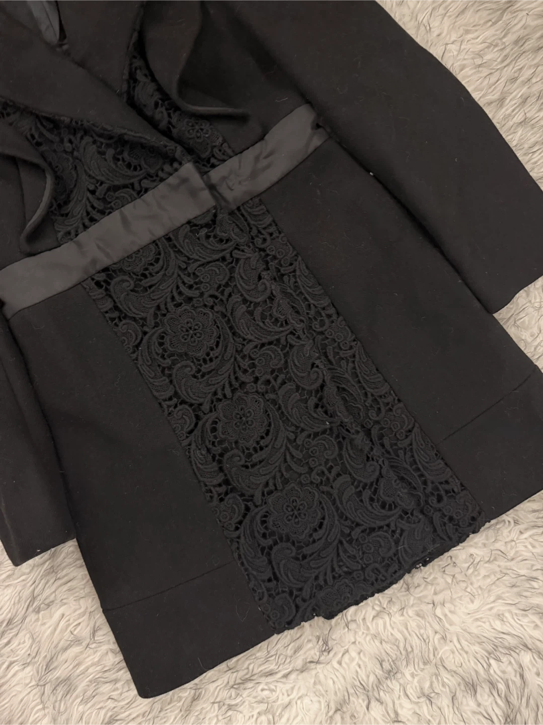 Prada Vintage 2008 Wool Coat - Black - photo 2