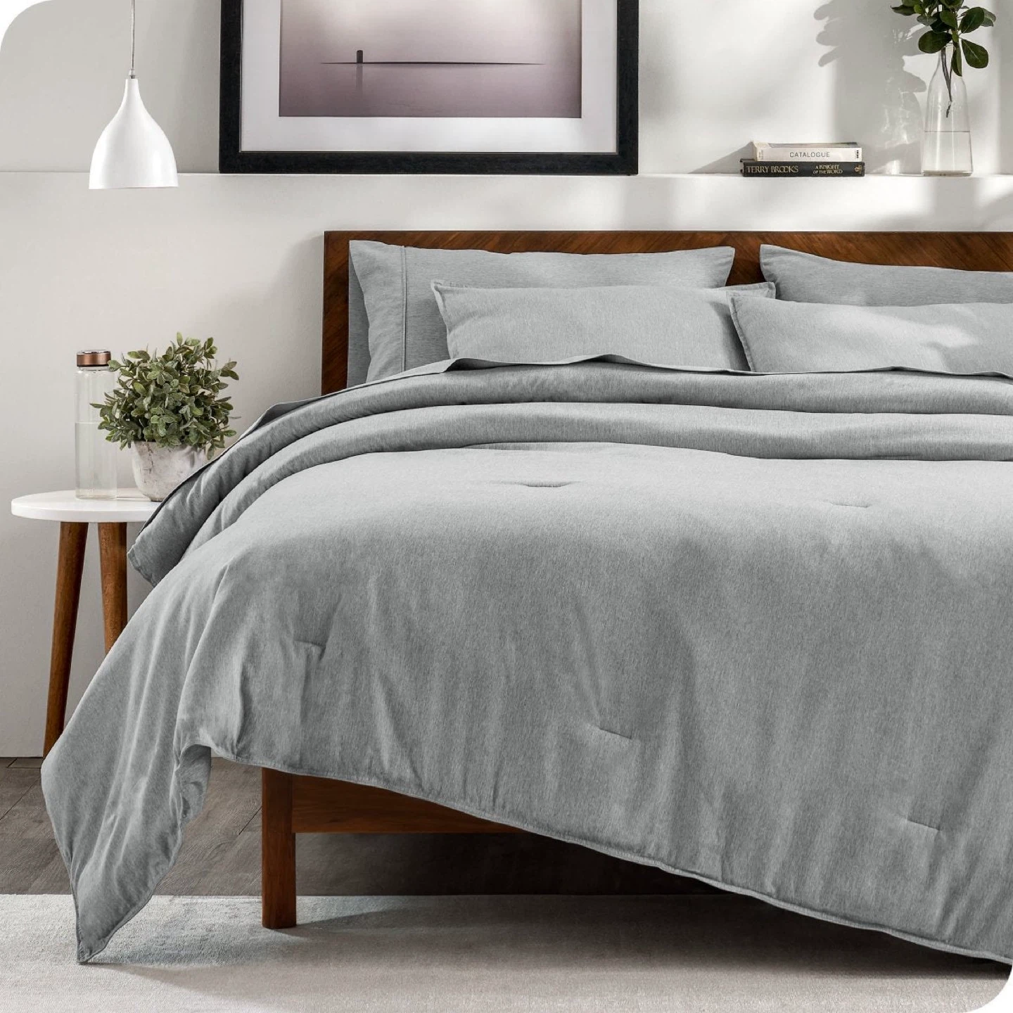 New Bare Home 8-Piece King Bedding Set - Grey 🥕 - photo 5