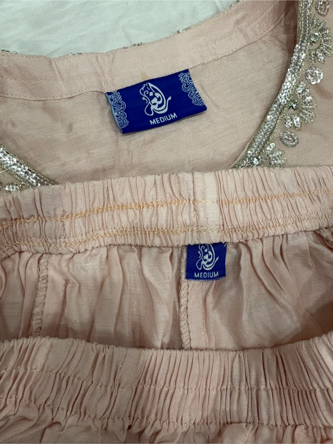 Dusty pink gharara - photo 3