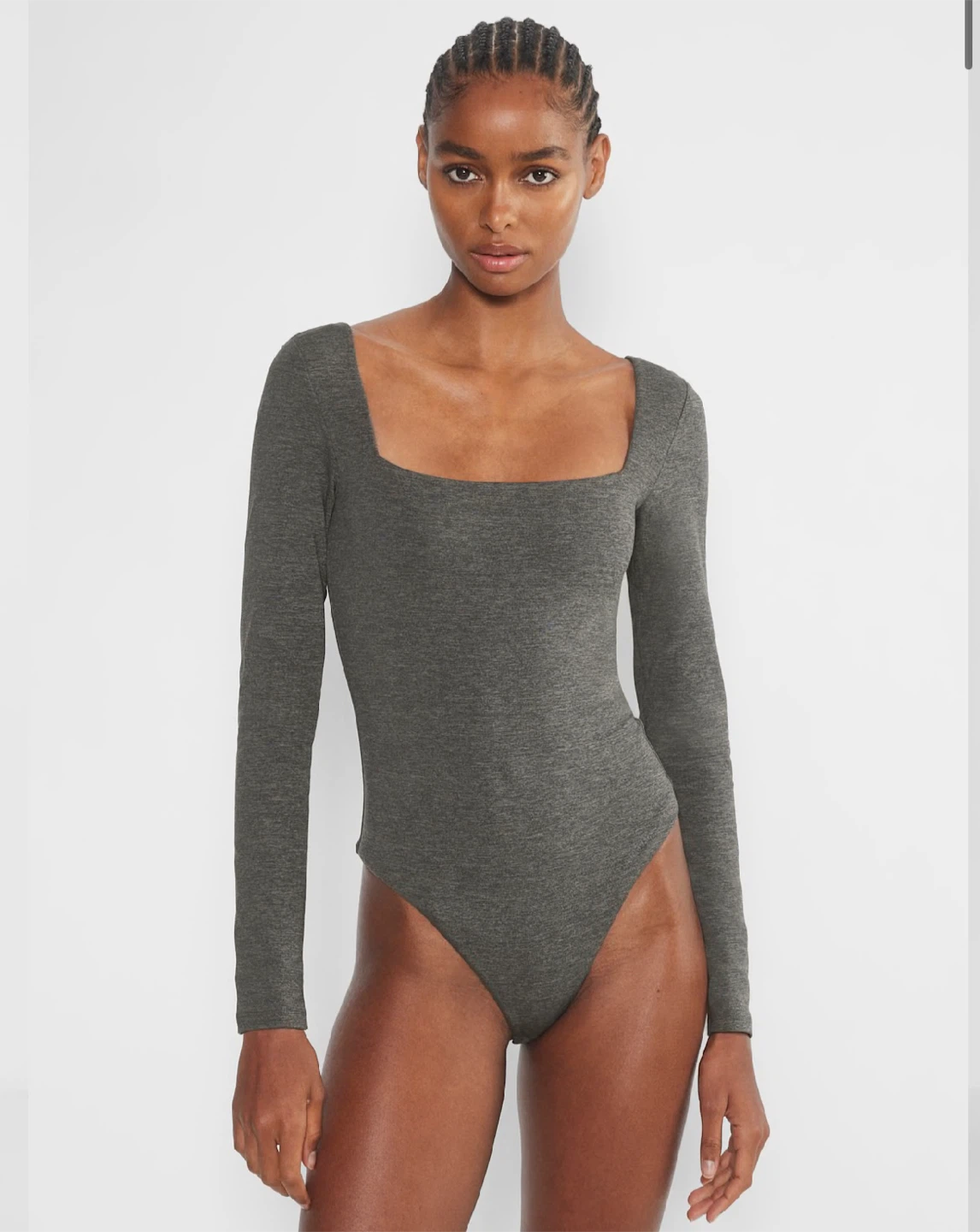 Aritzia Bodysuit Gray XS