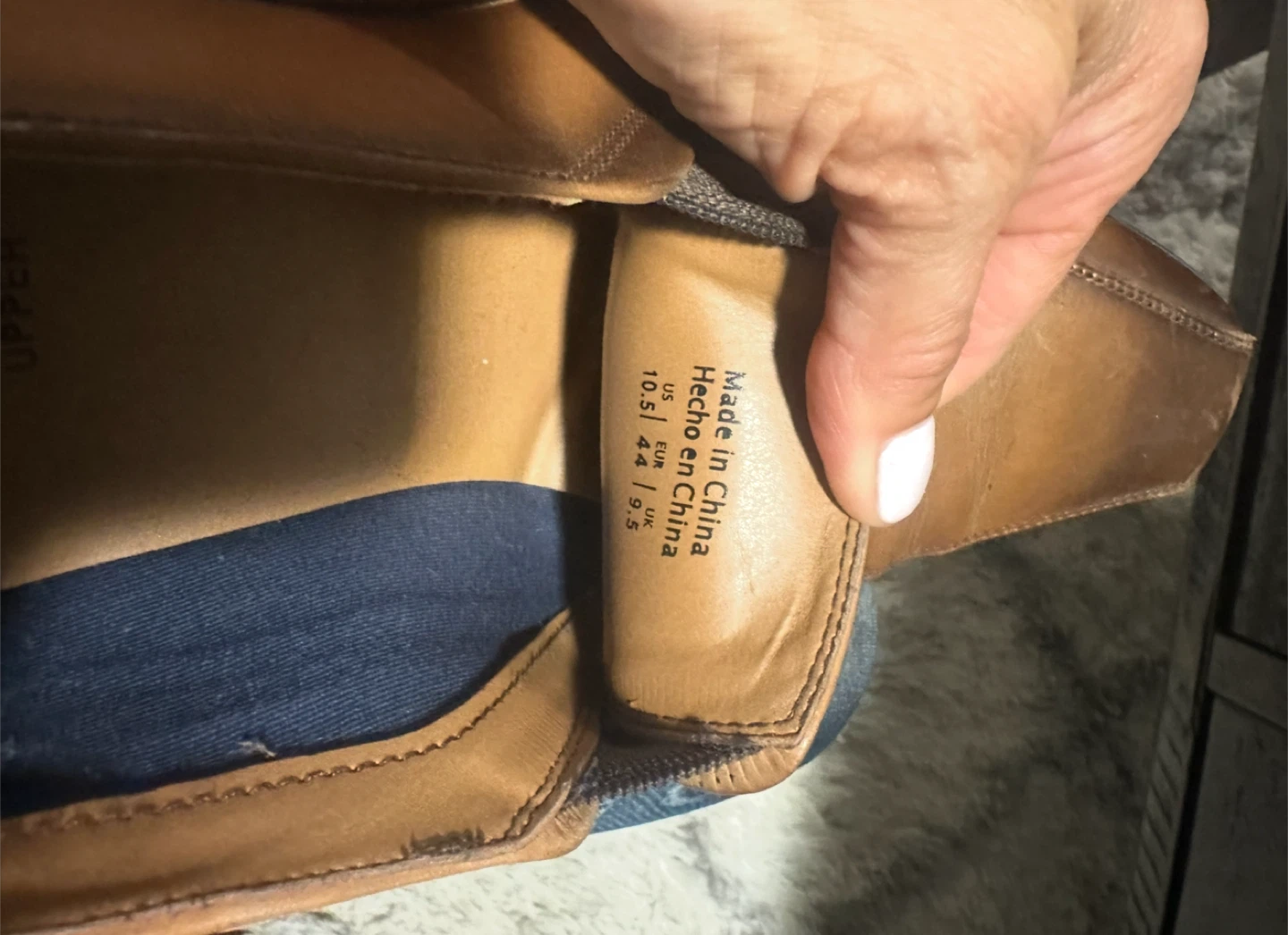 Call It Spring Brown Leather Loafers - Size 10.5 - photo 5