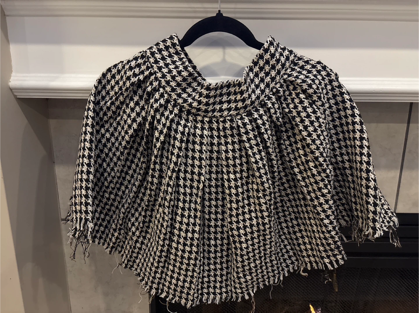 Sagaza Houndstooth Cape - Size 40 - photo 5
