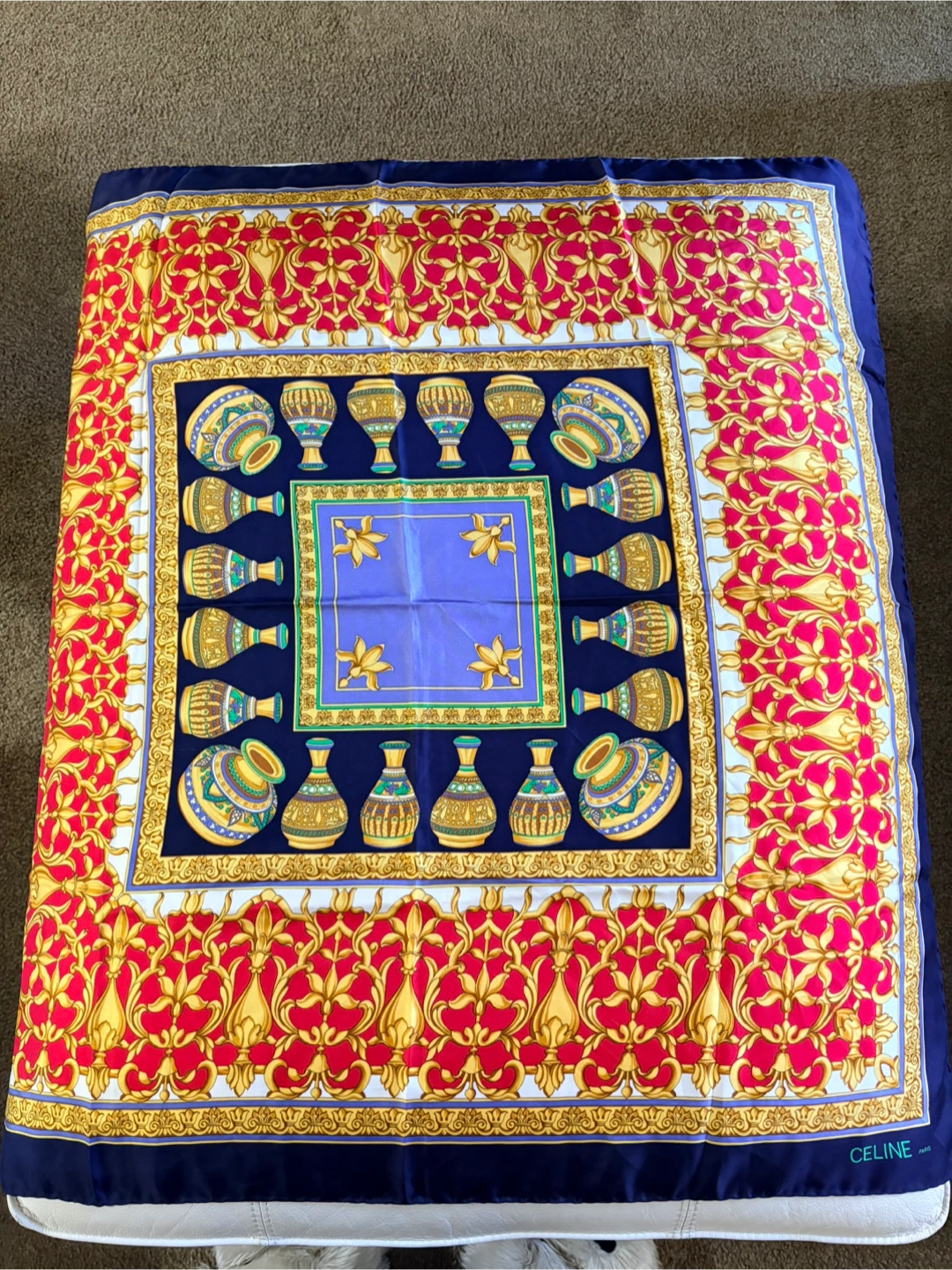 Celine Paris Silk Scarf