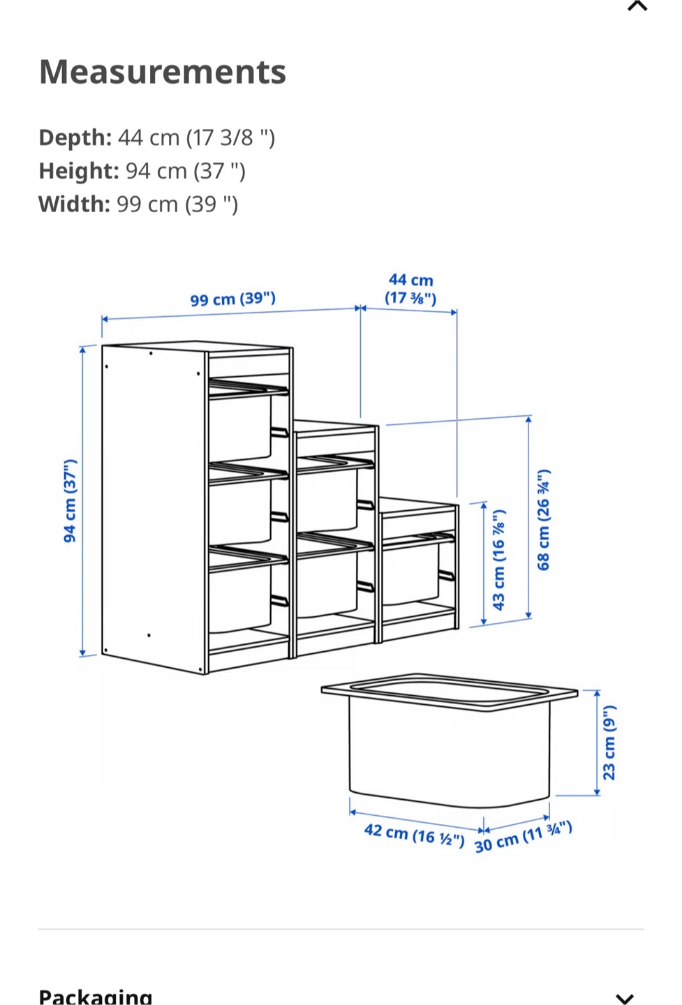 IKEA Trofast Storage Combination with boxes - photo 3
