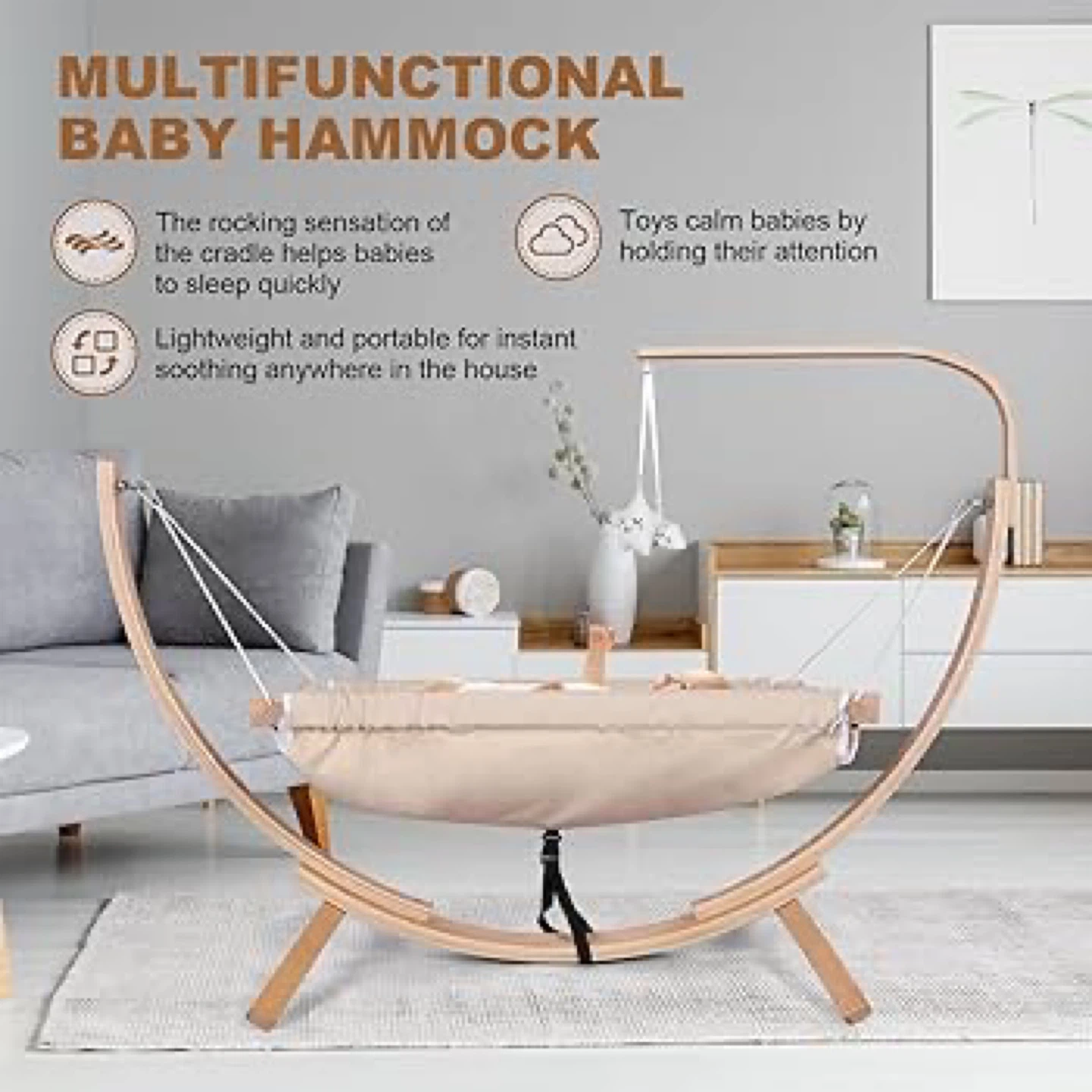 Multifunctional Baby Hammock - 0-9 Months
