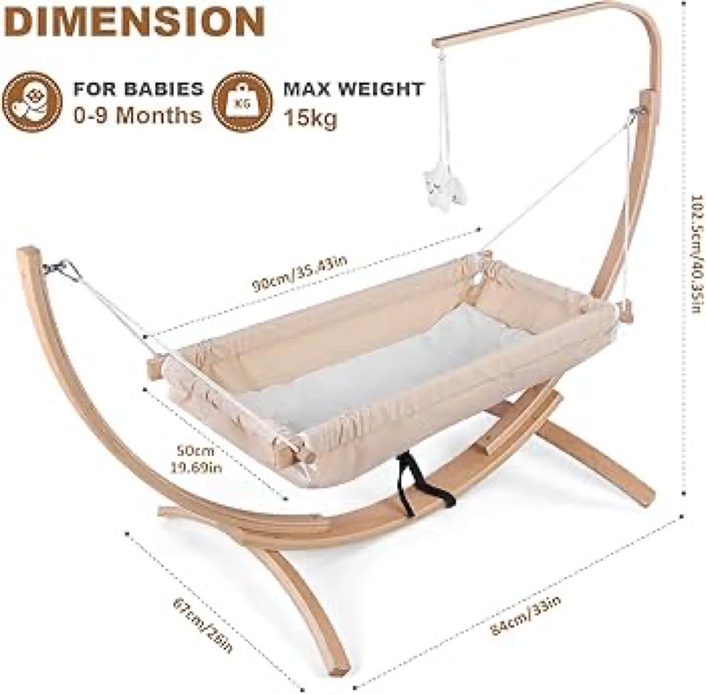 Multifunctional Baby Hammock - 0-9 Months - photo 3