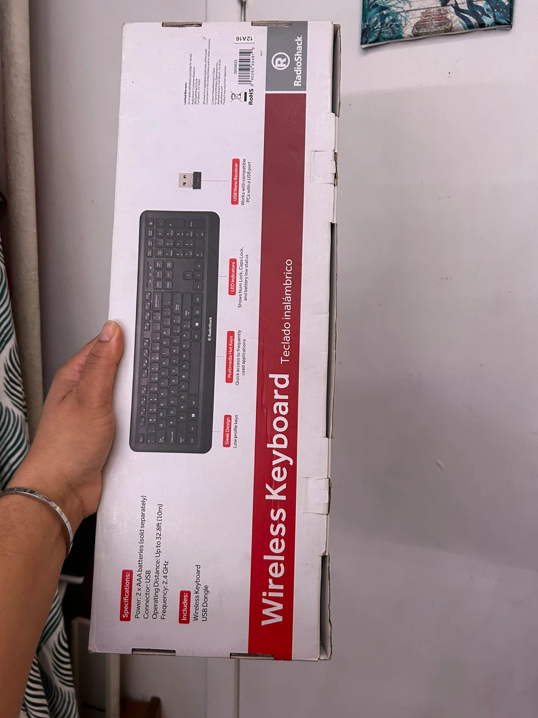 New RadioShack wireless keyboard