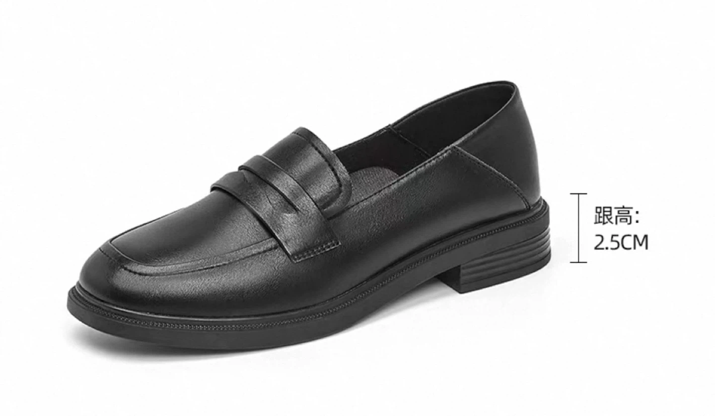 Black Leather Loafers - photo 3