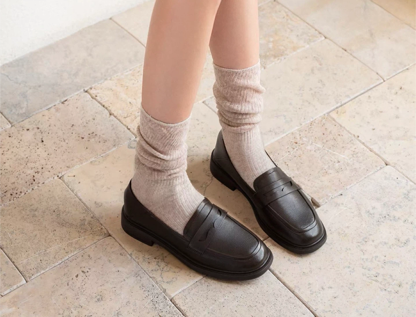 Black Leather Loafers - photo 4